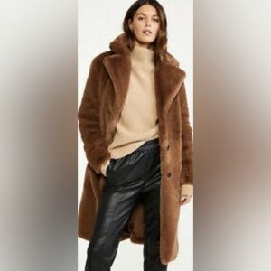 Ann Taylor XS petite teddy coat